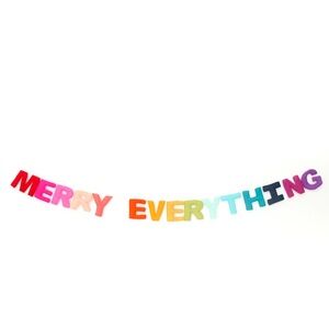 NWT merry everything felt garland